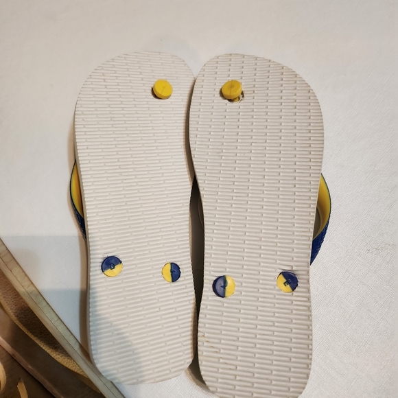 Havaianas  SUMMER OLYMPICS 2016 Blue and Yellow Sandals NWT - Picture 5 of 9